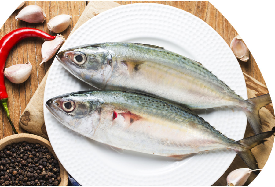 Cleaned Indian mackerel Large / അയല (350-400gm) 