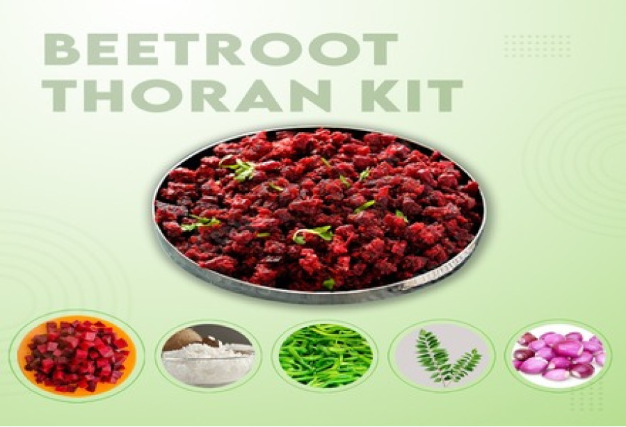 Instant Beetroot Thoran Kit -  400 gm