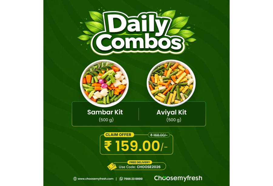 Combo ( Sambar kit + Aviyal Kit)