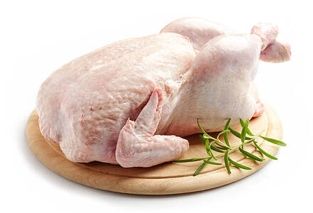 Premium Whole Chicken Skin-on (Uncut)  (950gm - 1.200gm)