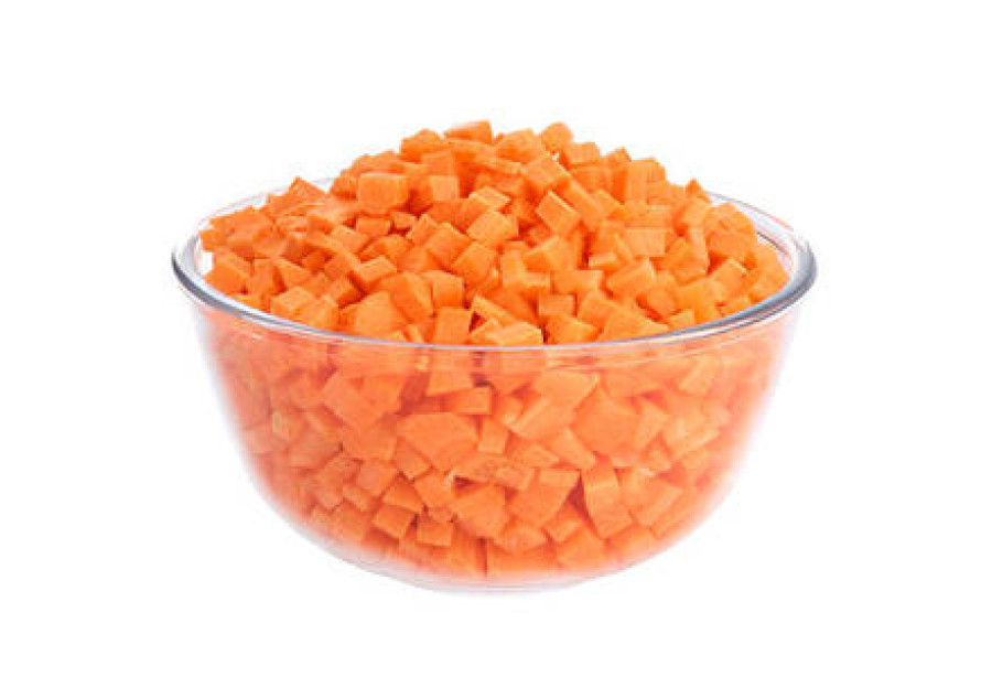 Chopped Carrot / ക്യാരറ്റ് അരിഞ്ഞത്  - 250gm Pack (Ozone Washed)