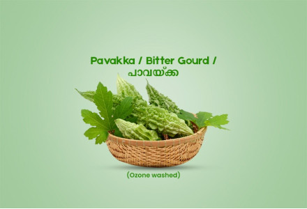 Pavakka / Bitter Gourd / പാവയ്ക്ക - 500gm Pack ( Ozone Washed)